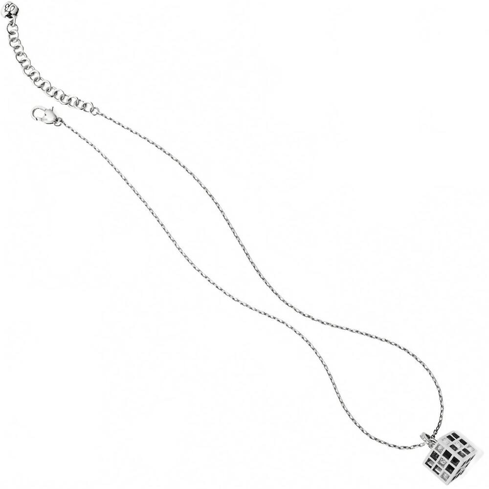 NEW BRIGHTON bonjour necklace in silver